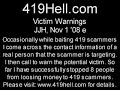 Victim Warnings JJH Nov 1 08 e Victim Warnings JJH Nov 1 08 e