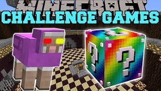 Minecraft:  MR. RAINBOW CHALLENGE GAMES - Lucky Block Mod - Modded Mini-Game