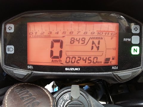 how to reset trip meter on gsxr