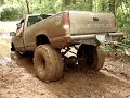 POLARIS RANGER pulls Chevy MUD TRUCK 4x4 OUT OF MUD at Red River Mud Bog