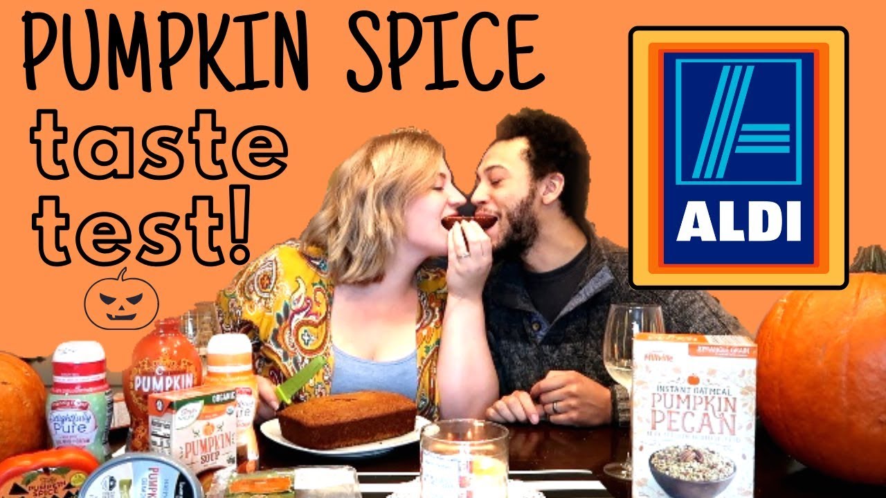 ALDI HAUL PUMPKIN SPICE TASTE TEST! WE TRIED ALL THE FALL ITEMS AT ALDI