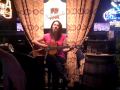 Gina Sicilia performing at renowned singer/songwriter night in Hoboken, NJ
