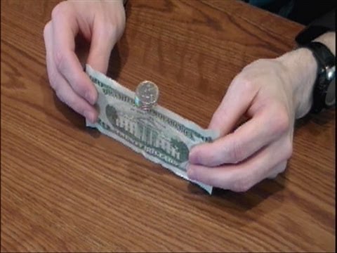 how to balance a quarter on a lemon