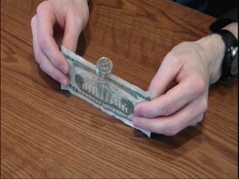 how to balance a coin on a lemon