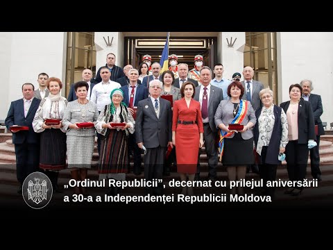 Președinta Maia Sandu a înmânat distincțiile de stat unor personalități de excepție