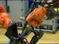 industrial robots synchronized cooperating with KUKA RoboTeam
