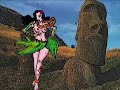 Hula girl dancing Hula girl dancing