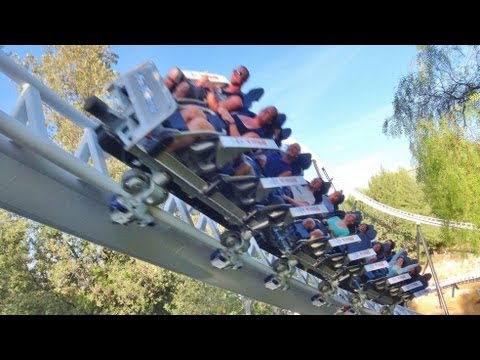 offride - Off Ride Perspective of Full Throttle (Premier Rides: LSM) at Six Flags Magic Mountain in Valencia, California, USA shot on 6/22/2013/opening day. On Ride vi...