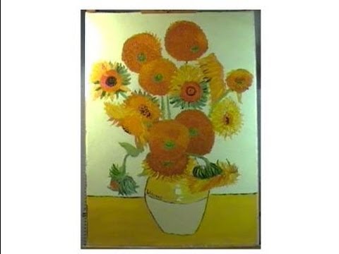 how to draw sunflowers