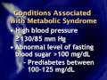 Health: Implications of Metabolic Syndrome on Heart Disease