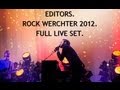 Editors Live - Full Set From Rock Werchter 2012 ...