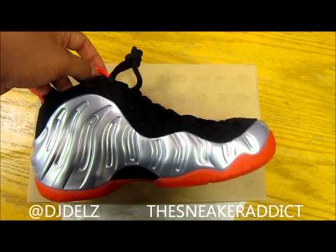 Dj Delz Nike Foamposite Pro Bright Crimson Metallic Silver Sneaker Review