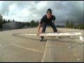 Painful rail grind - fail, grind, painful, rail, skateboarding, skater
