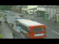 Man Jump Fence And Hits Bus