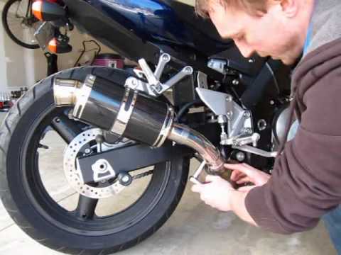 Part 3 of 3 – Suzuki SV650 Slip On Exhaust Install – Delkevic Carbon Fiber Mini