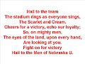 University of Nebraska - Hail Varsity Fight Song University of Nebraska - Hail Varsity Fight Song