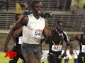 Bolt Races to 100 Meters World Record