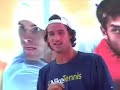 Feliciano Lopez drops his racquet to learn kick box Feliciano Lopez drops his racquet to learn kick box