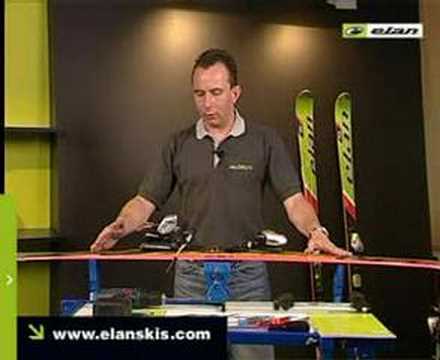 how to adjust elan ski bindings