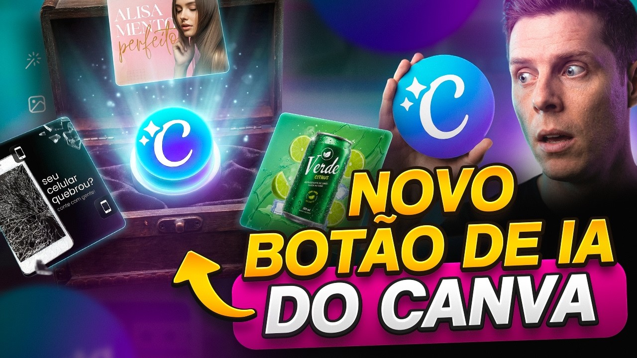 O Canva Agora Cria o DESIGN INTEIRO com IA! Testei e o Resultado é INSANO
