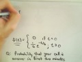Probability Density Functions / Continuous Random Variables