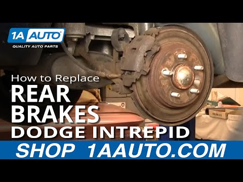 How To Install Replace Rear Brakes on Dodge Intrepid 98-04 Non ABS 1AAuto.com
