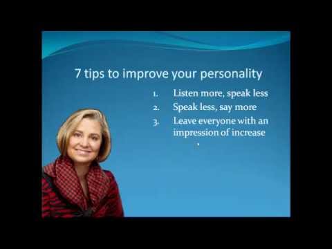 how to improve personality