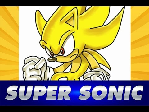 how to draw super sonic