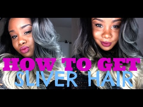 how to dye extensions grey