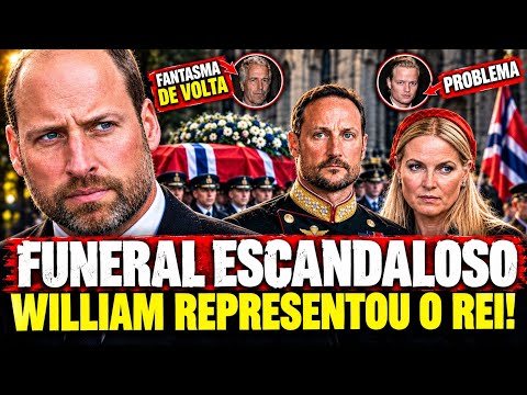 🔥 WILLIAM NO FUNERAL DE HARALD EM MEIO AO ESCÂNDALO NA REALEZA DA NORUEGA
