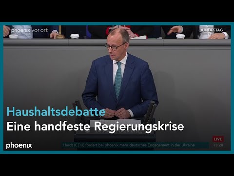 Oppositionsfhrer Friedrich Merz (CDU/CSU-Fraktion) ...