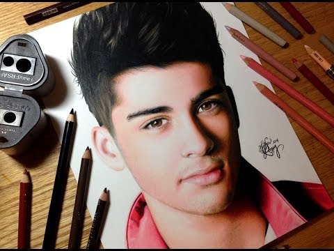 how to draw zayn malik