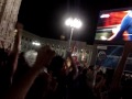 Grupo ALTURAS en Milan celebrando Gol de Iniesta - España campeón mundial - Sudáfrica