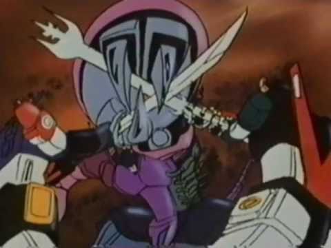two voltron's team up battle scene