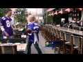 Video: Guy Running With Football Slams Female News Reporter