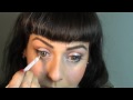 ROCKABILLY MAKEUP TUTORIAL, BETTY PAGE / KATY PERRY STYLE 50's PIN UP GIRL