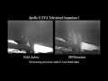 Want more? Subscribe to NASA on itunes! phobos.apple.com Or get tweeted by NASA: twitter.com This video comparison between the original and the newly restored Apollo 11 video shows Neil Armstrong making his way to the lunar surface, by climbing down the lunar module ladder. To commemorate the 40th anniversary of Apollo 11, NASA released partially restored video of a series of 15 memorable moments from the July 20 moonwalk. The source material for the restoration project is the best of the available broadcast-format video. Lowry Digital, Burbank, Calif., is significantly enhancing the video using the company's proprietary software technology and other restoration techniques. The video is part of a larger restoration project that will be completed in September and provide a newly restored high definition video of the entire Apollo 11 moonwalk. The completed restoration will provide the public with the highest quality video of this historic event. Find out more: www.nasa.gov