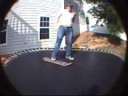 me and tj trampboarding tj got da mad skills on this one