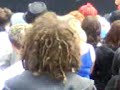 Mindless Self Indulgence lead vocalist Jimmy Urine dancing