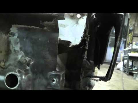 1973 Porsche 914   L Front panel repair Part 1