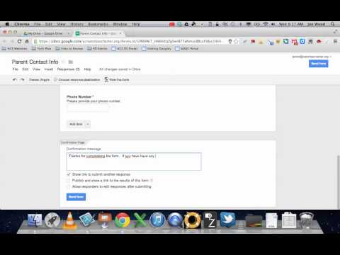 how to create google form