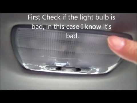 How to change the dome light on Acura or Honda