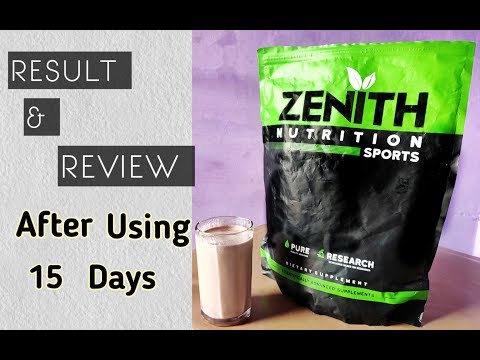 Zenith whey protein result after 15 days || dhiraj home workout