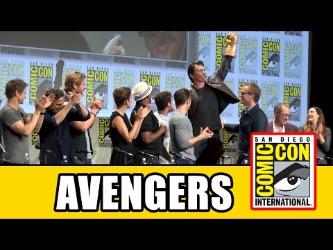 age - Official Marvel Avengers: Age of Ultron San Diego Comic Con panel with Robert Downey Jr., Jeremy Renner, Mark Ruffalo, Chris Hemsworth, Cobie Smulders, Samuel L. Jackson, Chris Evans, Aaron...