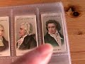 Classical Music Composers On Vintage Trading Cards,1912