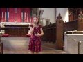Olivia Susin Singing Recital 9-26-09