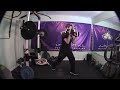 Split Squat Press with Dumbbells