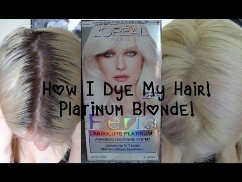 how to dye white hair blonde
