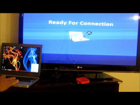 how to wireless connect laptop to tv