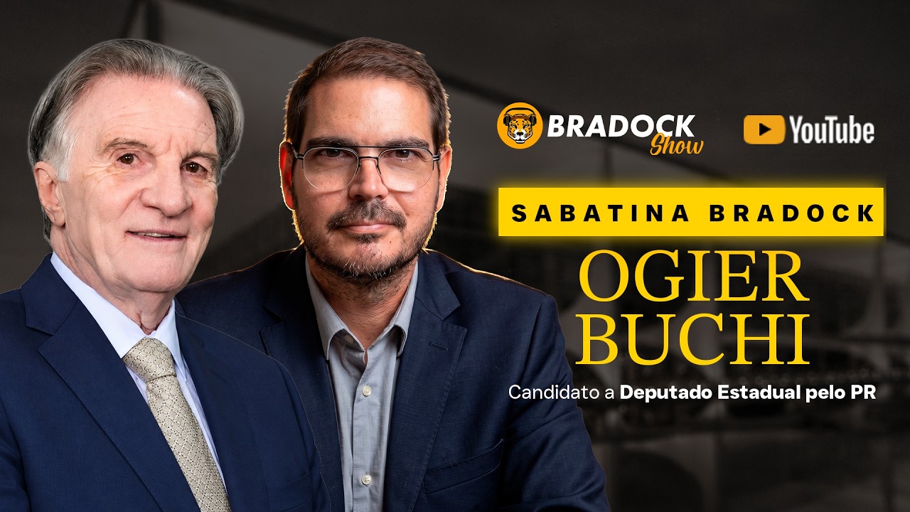 🔴 SABATINA COM OGIER BUCHI - CANDIDATO A DEPUTADO ESTADUAL PELO PR | Bradock Show 22/09/2026